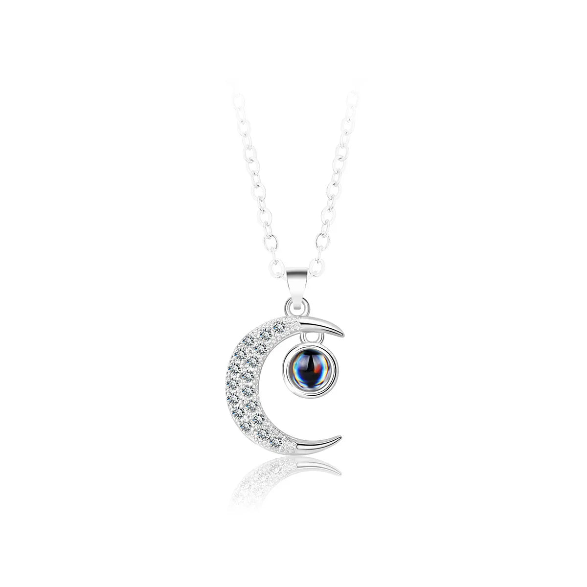 Love Heart Projection Necklace