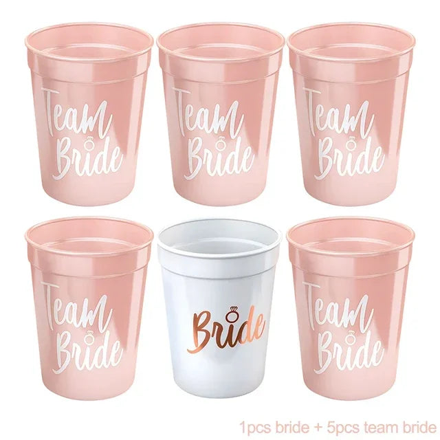 Team Bride Bachelorette Party Cups
