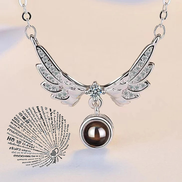 Love Heart Projection Necklace