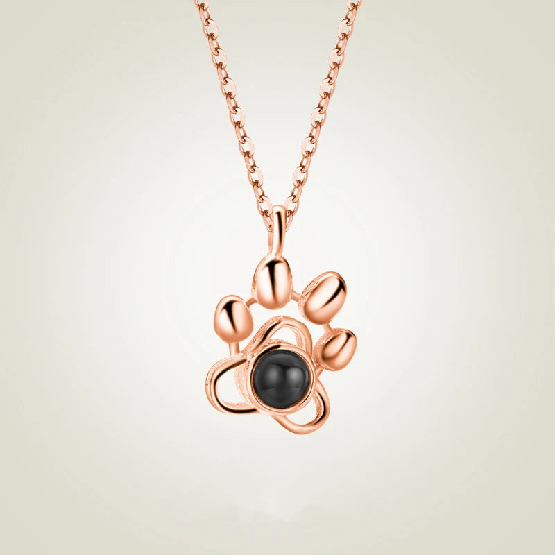 Love Heart Projection Necklace