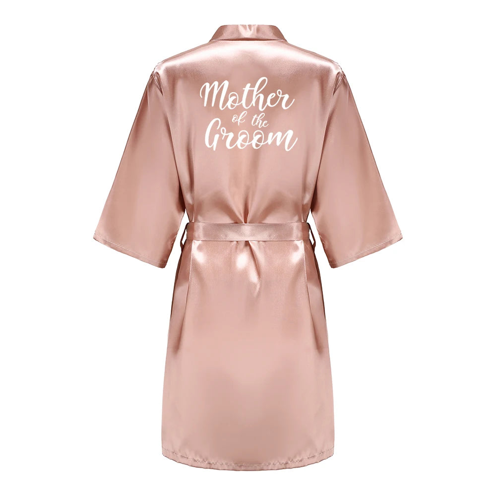 Personalised Satin Wedding Robes — Bride & Bridal Party