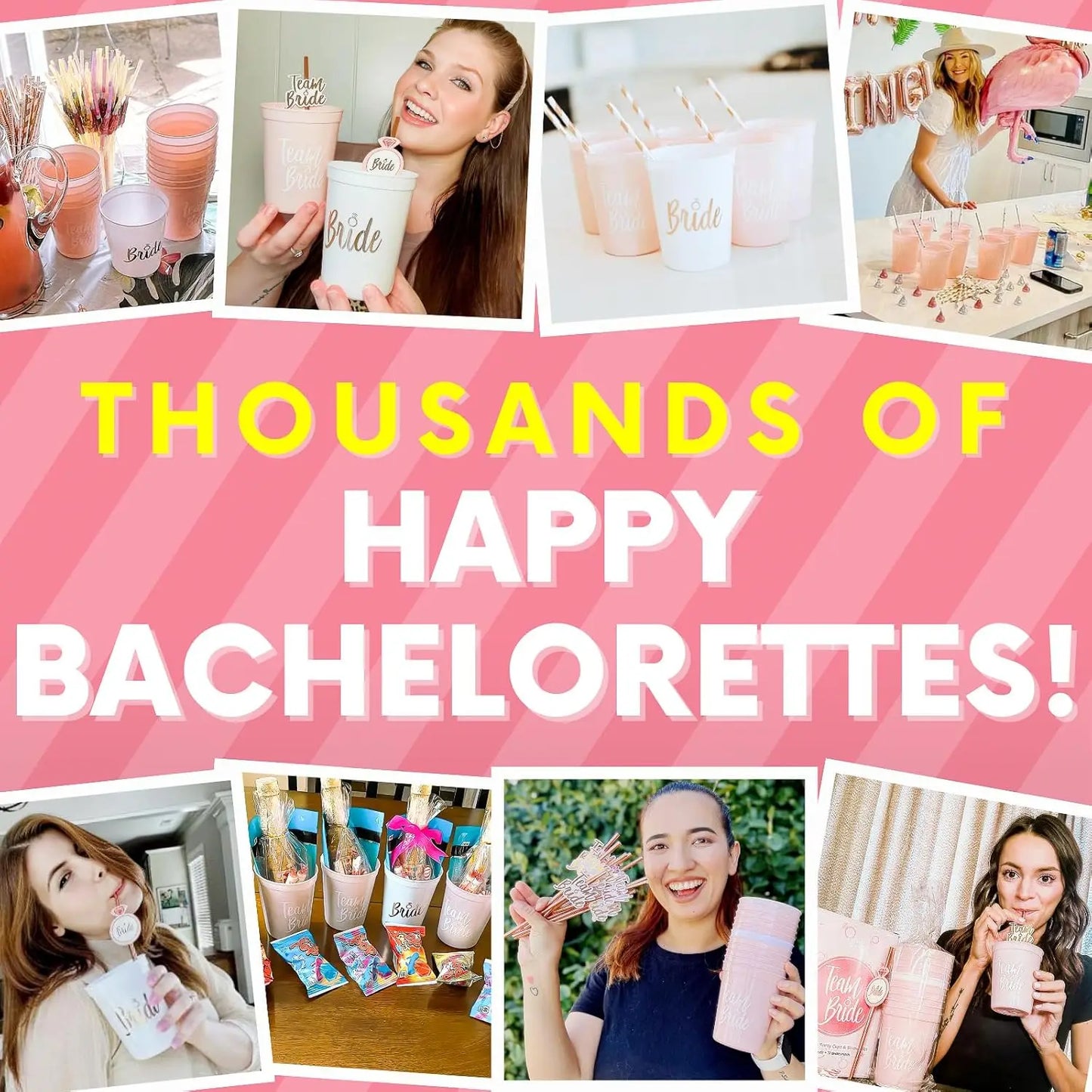 Team Bride Bachelorette Party Cups
