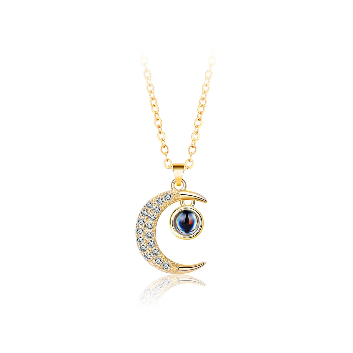 Love Heart Projection Necklace