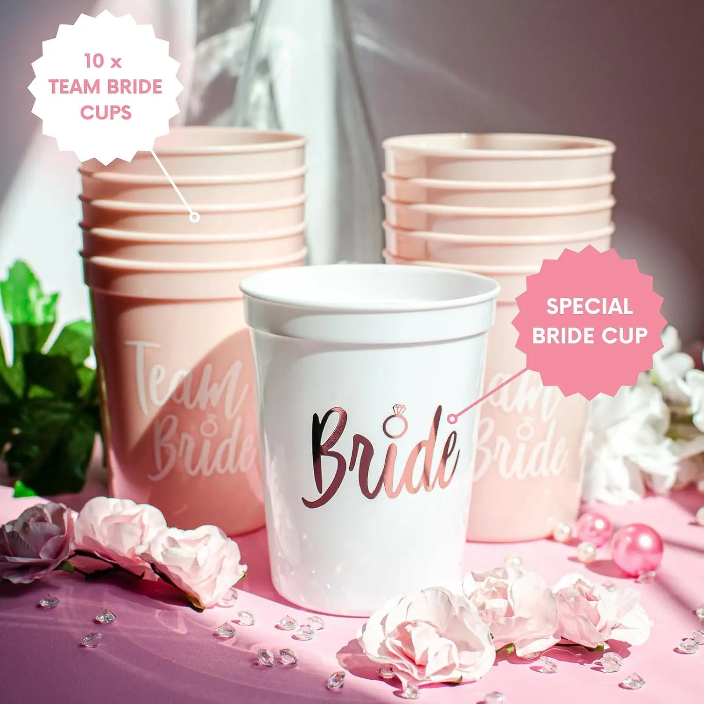Team Bride Bachelorette Party Cups
