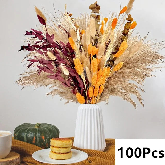 Natural Dried Pampas Grass Wedding Decor Bundle