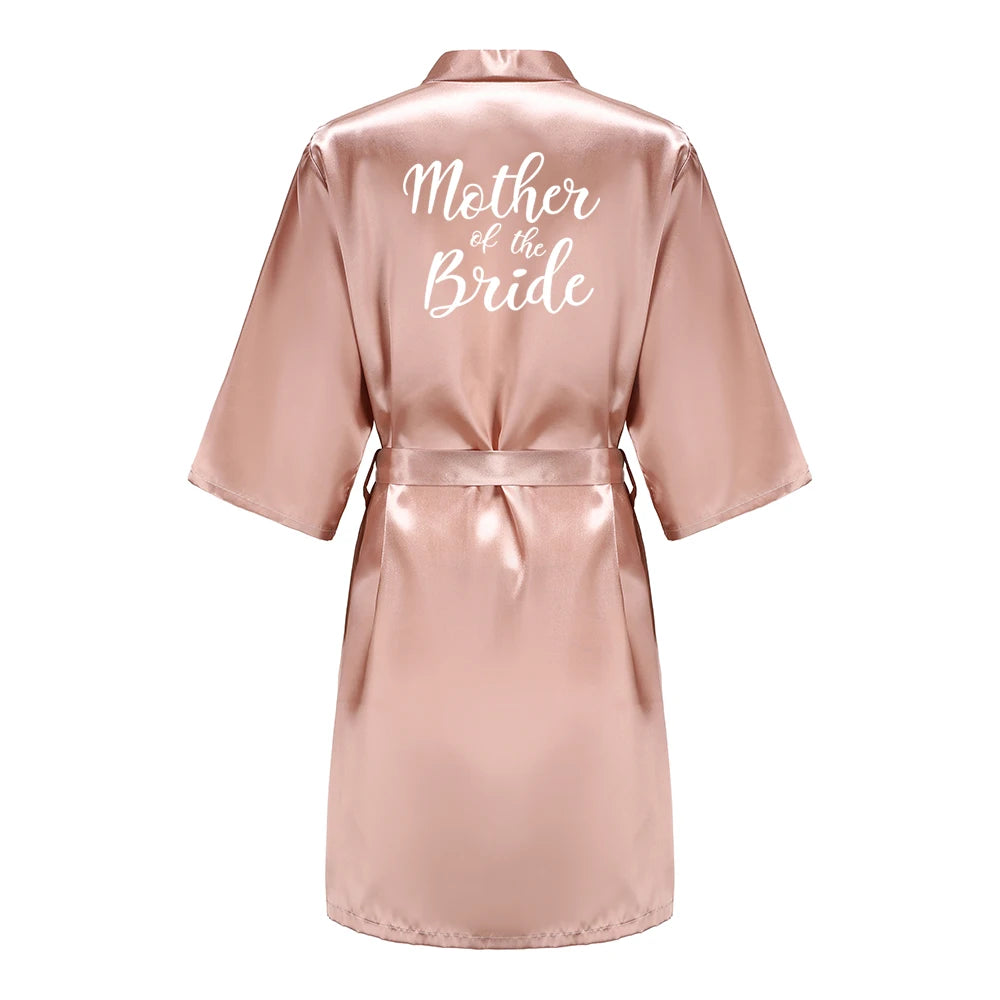 Personalised Satin Wedding Robes — Bride & Bridal Party