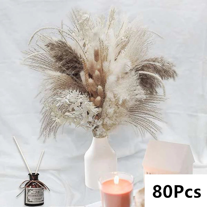 Natural Dried Pampas Grass Wedding Decor Bundle