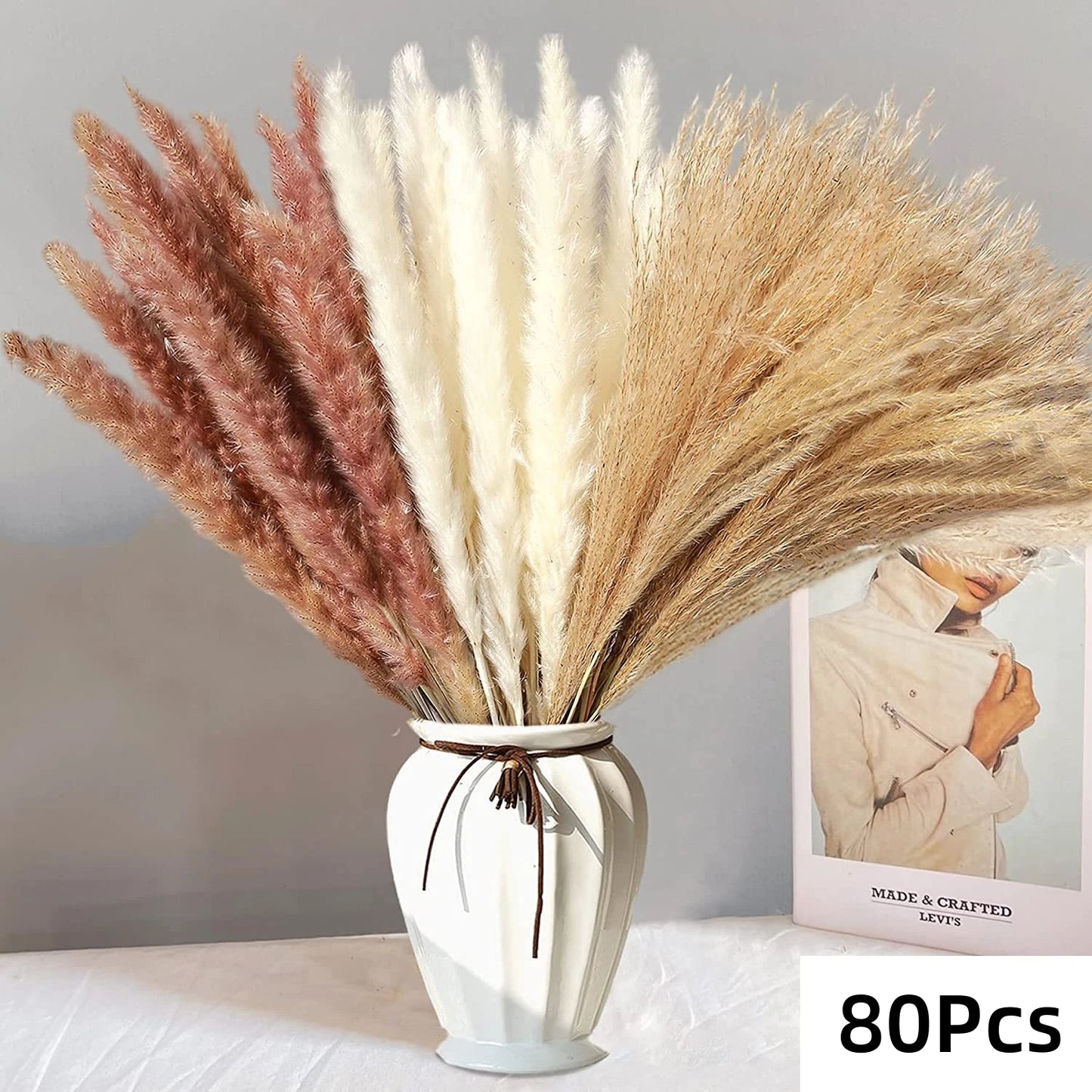 Natural Dried Pampas Grass Wedding Decor Bundle