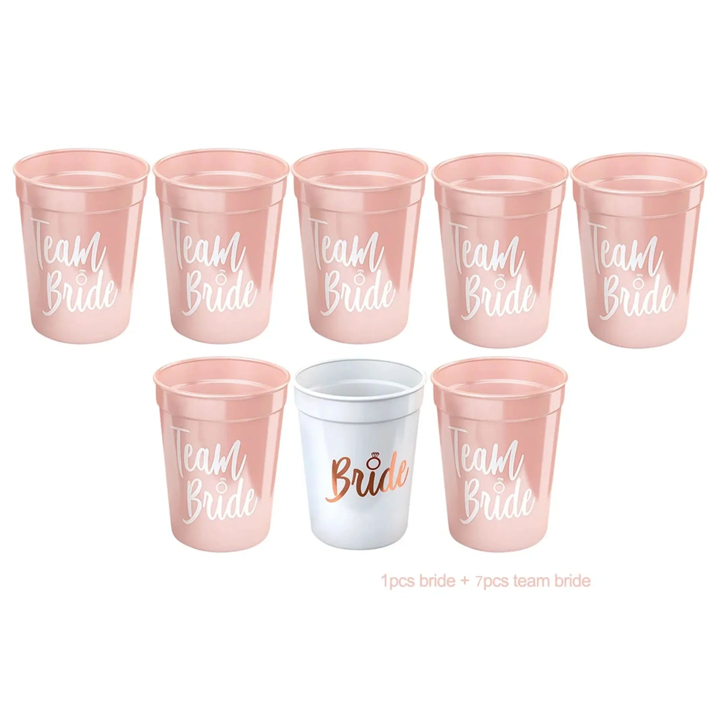 Team Bride Bachelorette Party Cups