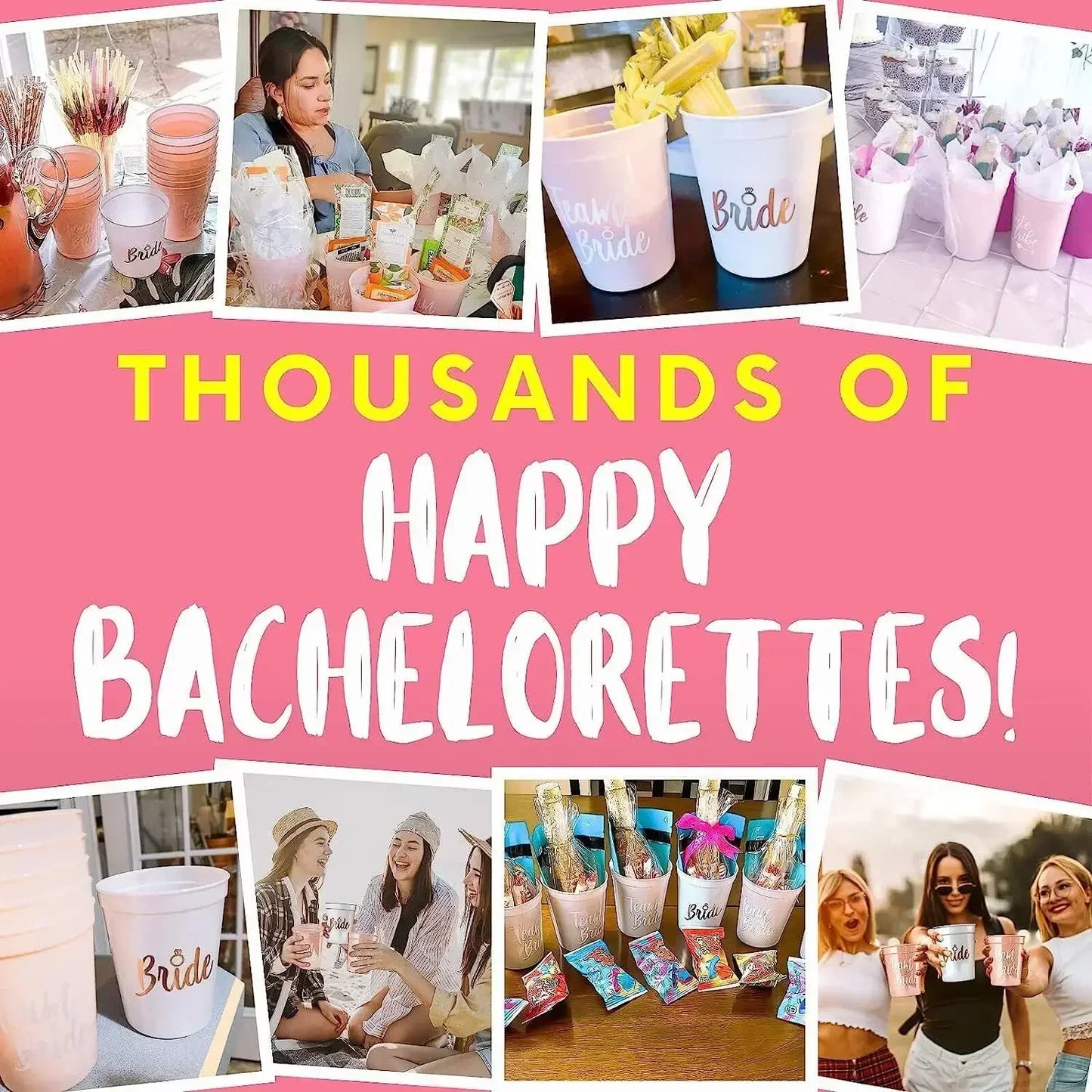 Team Bride Bachelorette Party Cups